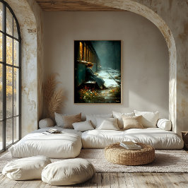 メモリの最後のステーション キャンバスプリント