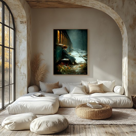 メモリの最後のステーション キャンバスプリント