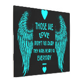 メモリの死別と損失の写真プリントカードWo メタルプリント (アングル)