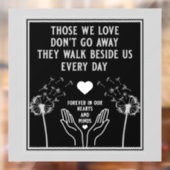 メモリの死別と損失写真プリント ウィンドウサイン (シート2)