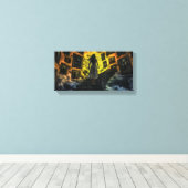 メモリの無限の階段ストレッチキャンバス印刷 キャンバスプリント (インサイチュ (ウッドフロア))