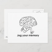 メモリをジョグする ポストカード (正面/裏面)