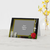 メモリアムで カード (黄色い花)