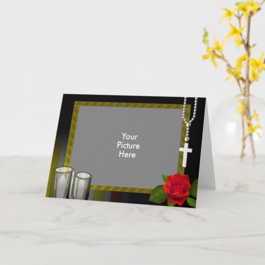 メモリアムで カード (黄色い花)