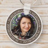 メモリアムのメモリアルエレガントクラシック写真 キーホルダー