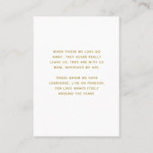 メモリアム通夜ビューカードによる追悼式 名刺 (裏面)