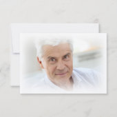 メモリアルありがとう愛する思い出の2枚の写真 サンキューカード (裏面)