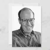 メモリアルお祝い縁どシルバー写真 招待状 (裏面)