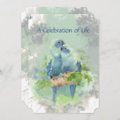 メモリアルお祝い・オブ・ライフ・カップル 招待状 (正面/裏面)