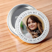 メモリアルはいつも私の心のエレガント写真 缶バッジ