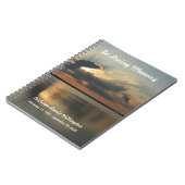 メモリアルまたは葬式のゲストブックノート ノートブック (左側)