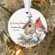 メモリアルウォーターのカラー（鳥）ショウジョウコウカンチョウ