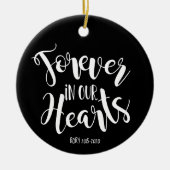 メモリアルウォーターカラーコリーオーナメント セラミックオーナメント (正面)