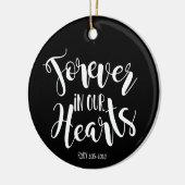 メモリアルウォーターカラーブラックラブラドールオーナメント セラミックオーナメント (左)