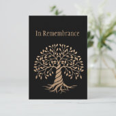 メモリアルエレガントサービス招待状ツリー 招待状 (スタンド正面)