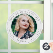 メモリアルエレガントシック葬儀の好意フォトトリビュート ウィンドウサイン (ホーム)