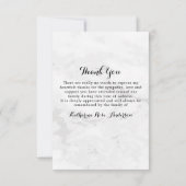 メモリアルエレガント4フォトコラージュ葬儀悔やみや弔慰 サンキューカード (裏面)