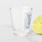 メモリアルエンジェルウィングスアッドフォトショットグラス ショットグラス (左)