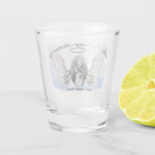 メモリアルエンジェルウィングス追加の写真/名前 ショットグラス (裏面)