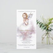 メモリアルエンジェルロス葬儀サンキューカード サンキューカード (スタンド正面)