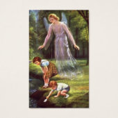 メモリアルエンジェル葬儀ロス祈りの言葉同情カード (正面)