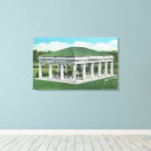 メモリアルエントランスアットバトルフィールド墓地ビュー キャンバスプリント (インサイチュ (ウッドフロア))