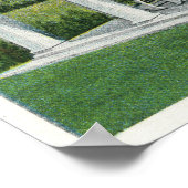 メモリアルエントランスアットバトルフィールド墓地ビュー ポスター (角)