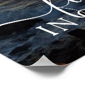 メモリアルオーシャンサンセットフォトフォーエバーインツアハーツ ポスター (角)