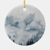 メモリアルオーナメント天国は美しいプレイスレッド セラミックオーナメント (裏面)