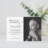 メモリアルカカスタムード写真招待状 (スタンド正面)