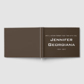 メモリアルカスタマイズグエストブック ゲストブック (全面)