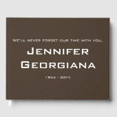 メモリアルカスタマイズグエストブック ゲストブック (正面)