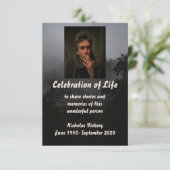 メモリアルカスタムサービス人夜空の夜 招待状 (スタンド正面)