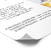 メモリアルカスタム3 フォト ウェディング 追憶 ポスター (角)