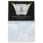 メモリアルカレンダー カレンダー (2月 2026)