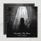 メモリアルカードライトに – さようなら親愛 (正面/裏面)