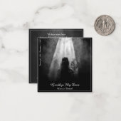 メモリアルカードライトに – さようなら親愛 ノートカード (正面/裏面インサイチュ)