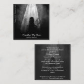 メモリアルカードライトに – さようなら親愛 ノートカード (正面/裏面)