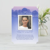 メモリアルカード冬の木 – ありがとう 招待状 (スタンド正面)