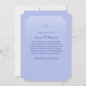 メモリアルカード冬の木 – Cross – お礼 招待状 (裏面)