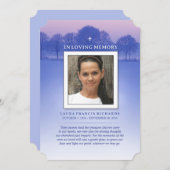 メモリアルカード冬の木 – Cross – お礼 招待状 (正面/裏面)