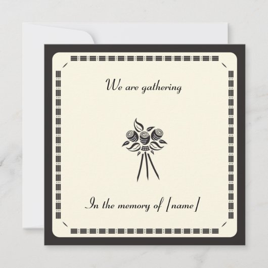 メモリアルカード招待状 招待状 (正面)