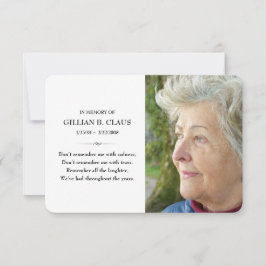 メモリアルカード