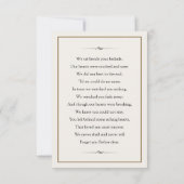 メモリアルカード (裏面)