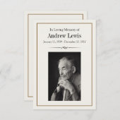 メモリアルカード (正面/裏面)