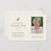 メモリアルカード (正面/裏面)