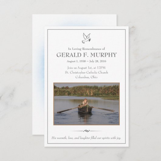 メモリアルカード (正面/裏面)