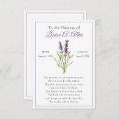 メモリアルカード (正面/裏面)