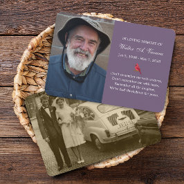 メモリアルカード2フォト(鳥)ショウジョウコウカンチョウ