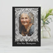 メモリアルカード – クリスチャン 招待状 (スタンド正面)